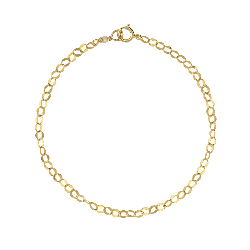 Handcrafted Gold Bracelet-Delicate Gold Bracelet