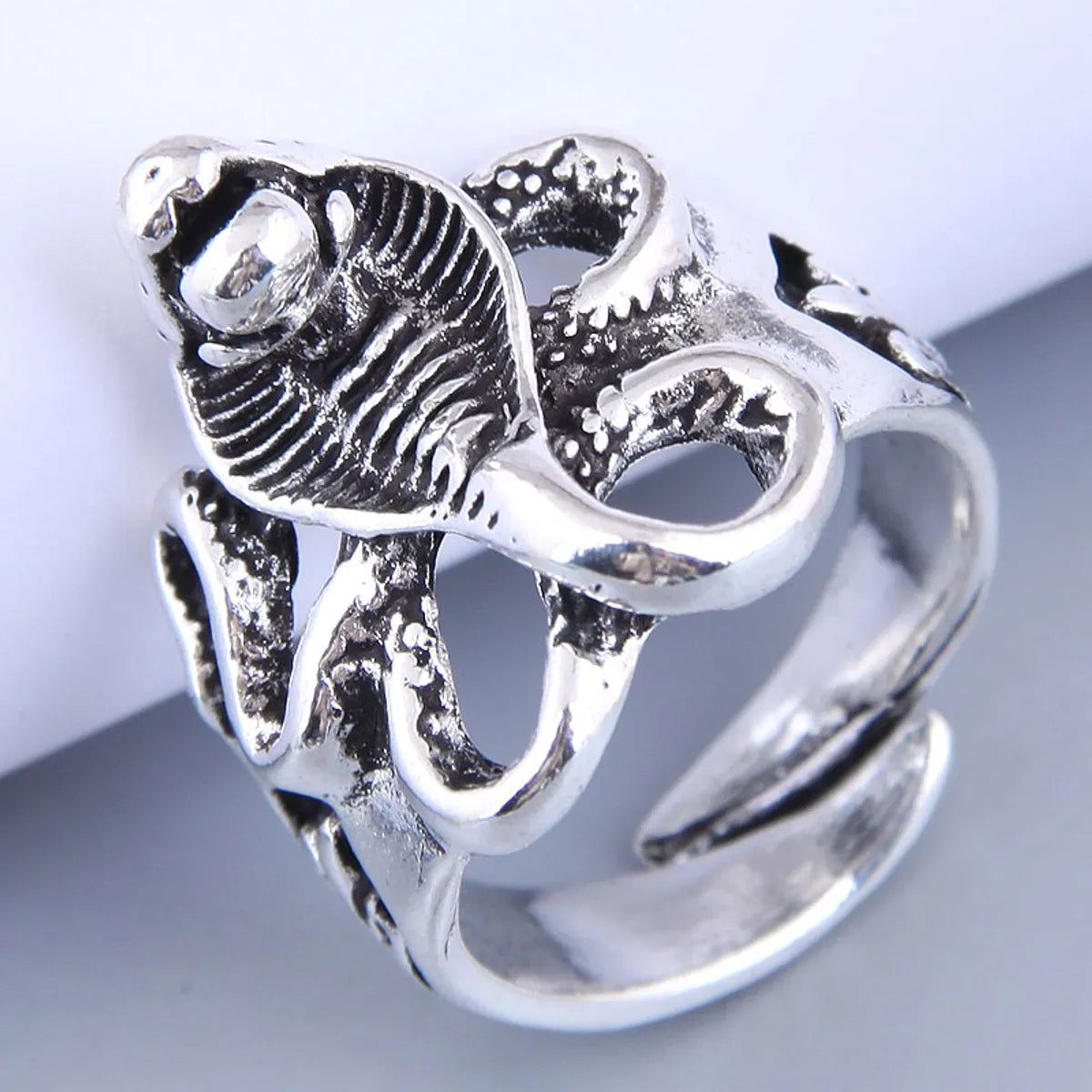 Gold Wedding Ring Set for Men-Retro Snake Opening Alloy Ring Wholesale Nihaojewelry