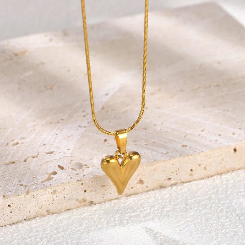 Summer Capsule Pink Heart Necklace